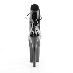 8 Inch Heel FLAMINGO-1020WR Black Patent