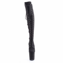 8 Inch Heel FLAMINGO-3014FS Black Suede