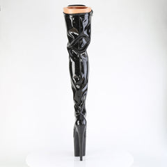 8 Inch Heel FLAMINGO-3020GP Black Glitter