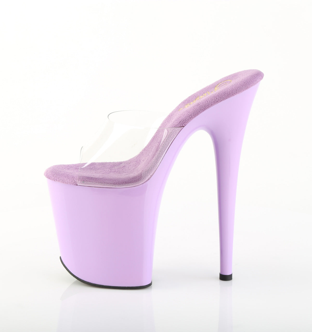 8 Inch Heel FLAMINGO-801 Clear Lavender