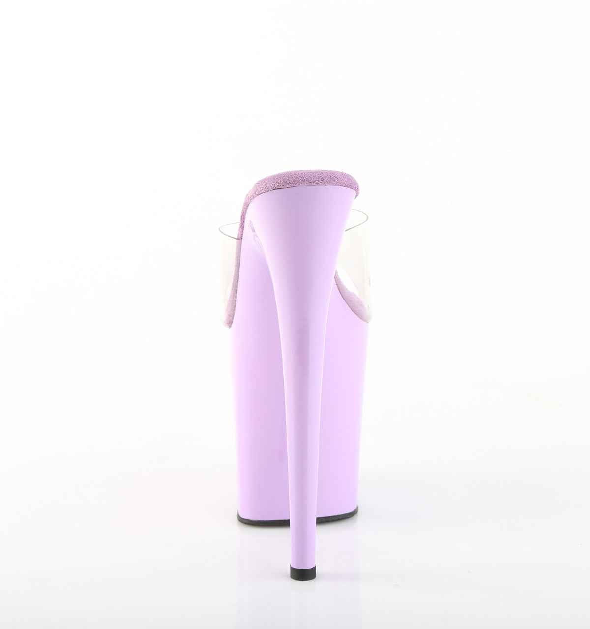 8 Inch Heel FLAMINGO-801 Clear Lavender