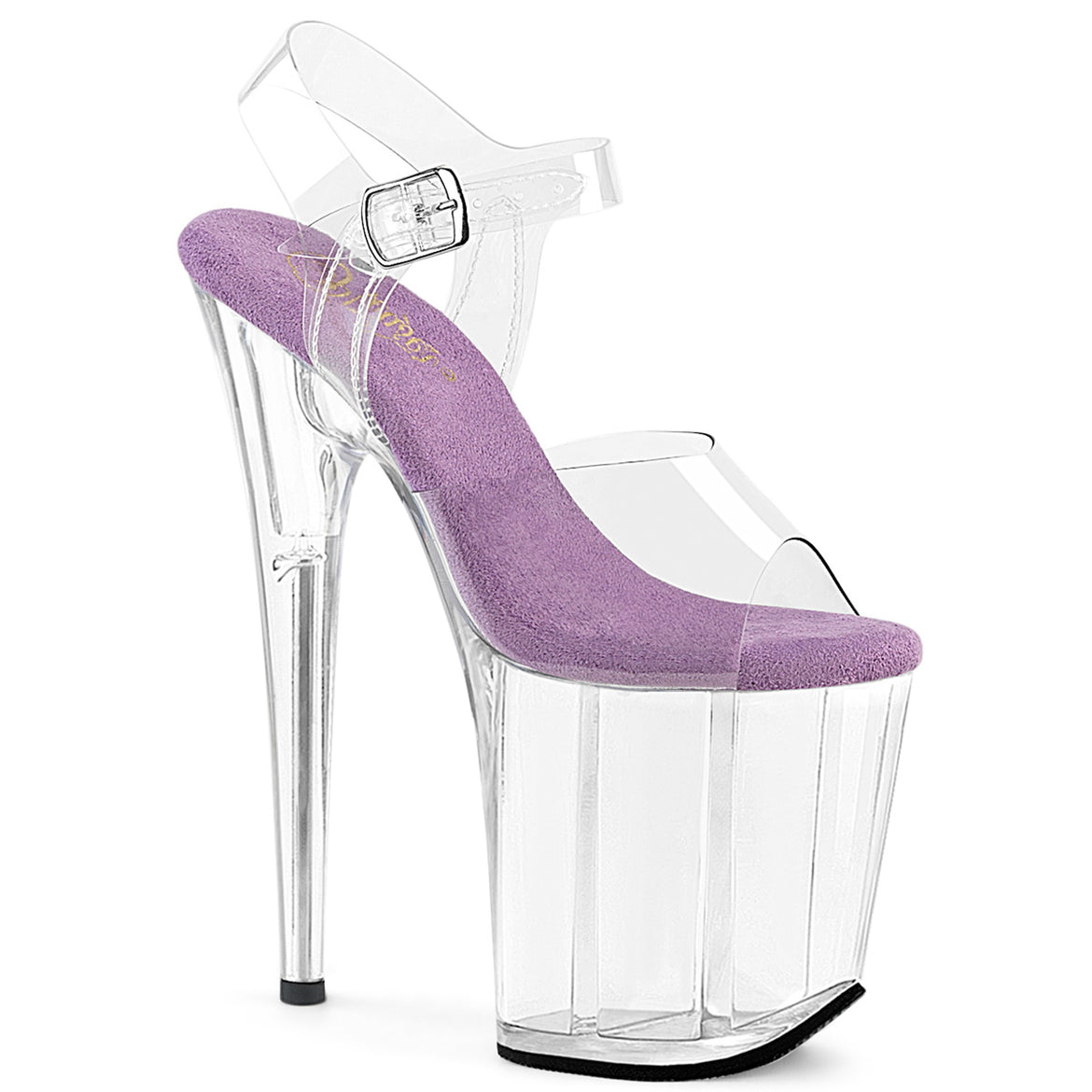 Pleaser FLAMINGO-808 Clear Heels – 8