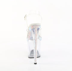 8 Inch Heel FLAMINGO-808MLS Clear