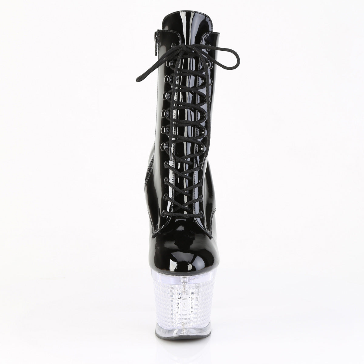 7 Inch Heel FLASHDANCE-1020SPEC Black Clear