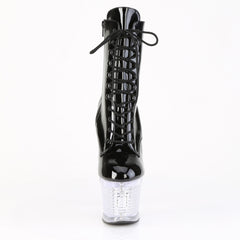 7 Inch Heel FLASHDANCE-1020SPEC Black Clear