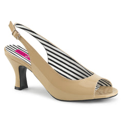 3 Inch Heel JENNA-02 Cream Pat