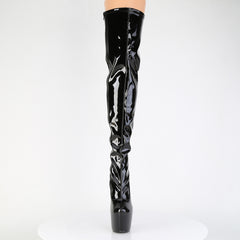 7 Inch Heel JUBILANT-3000 Black Stretch Patent