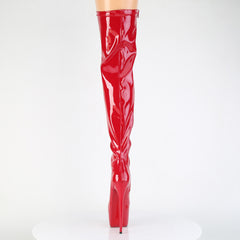 7 Inch Heel JUBILANT-3000 Red Stretch Patent