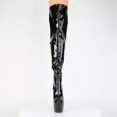 7 Inch Heel JUBILANT-3006 Black Stretch Patent