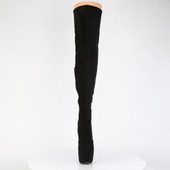 7 Inch Heel JUBILANT-3007FS Black Suede
