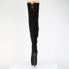 7 Inch Heel JUBILANT-3007FS Black Suede