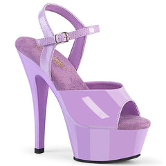 Pleaser Kiss 209 Lavender Patent Platform Shoes