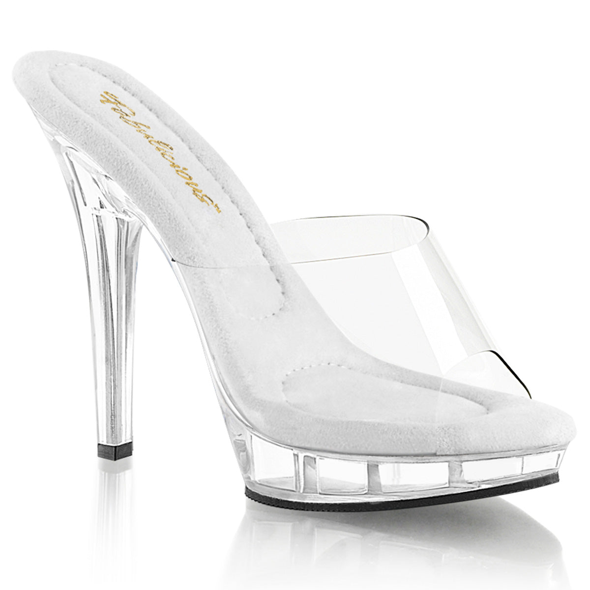 5 Inch Heel LIP-101 Clear