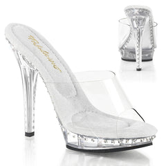 5 Inch Heel LIP-101LS Clear