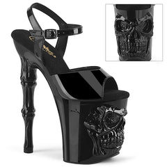 8 Inch Heel RAPTURE-809 Black Patent by Pleaser