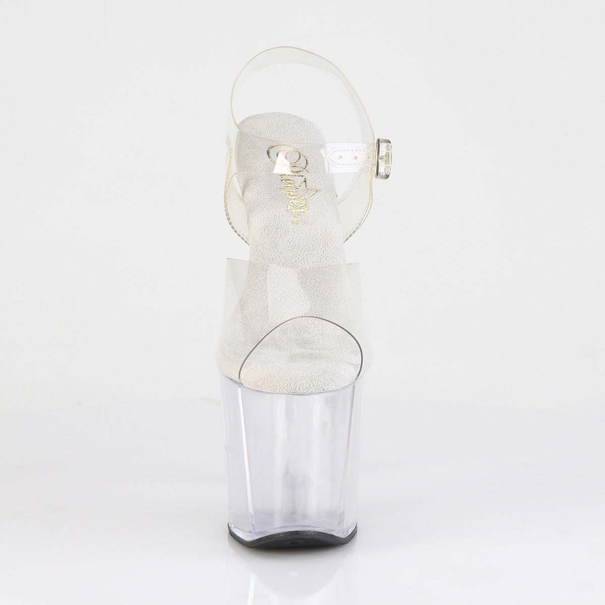 8 Inch Heel RAZZLE-808 Clear