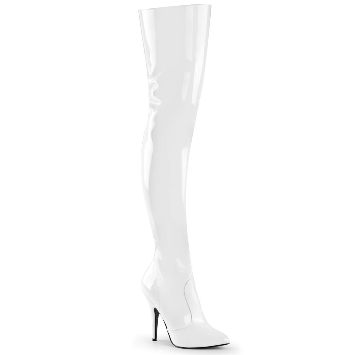 5 Inch Heel SEDUCE-3010 White Pat