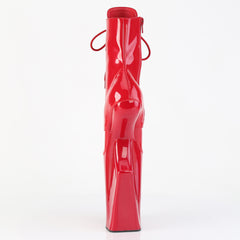 10 Inch Heelless WORSHIP-1020 Red Patent