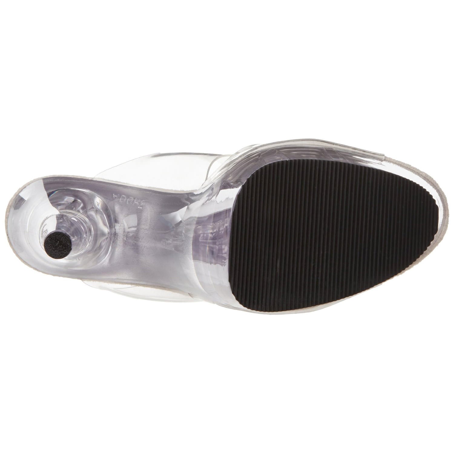 PLEASER ADORE-702 Clear Stiletto Slides - Shoecup.com - 4