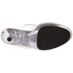 PLEASER ADORE-702 Clear Stiletto Slides - Shoecup.com - 4