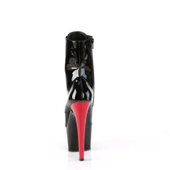 7 Inch Heel ADORE-1020 Black Patent Black-Red