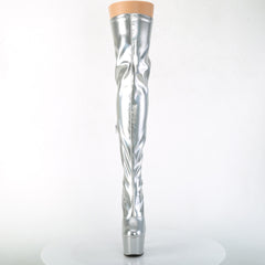 7 Inch Heel ADORE-3000HWR Silver Holographic