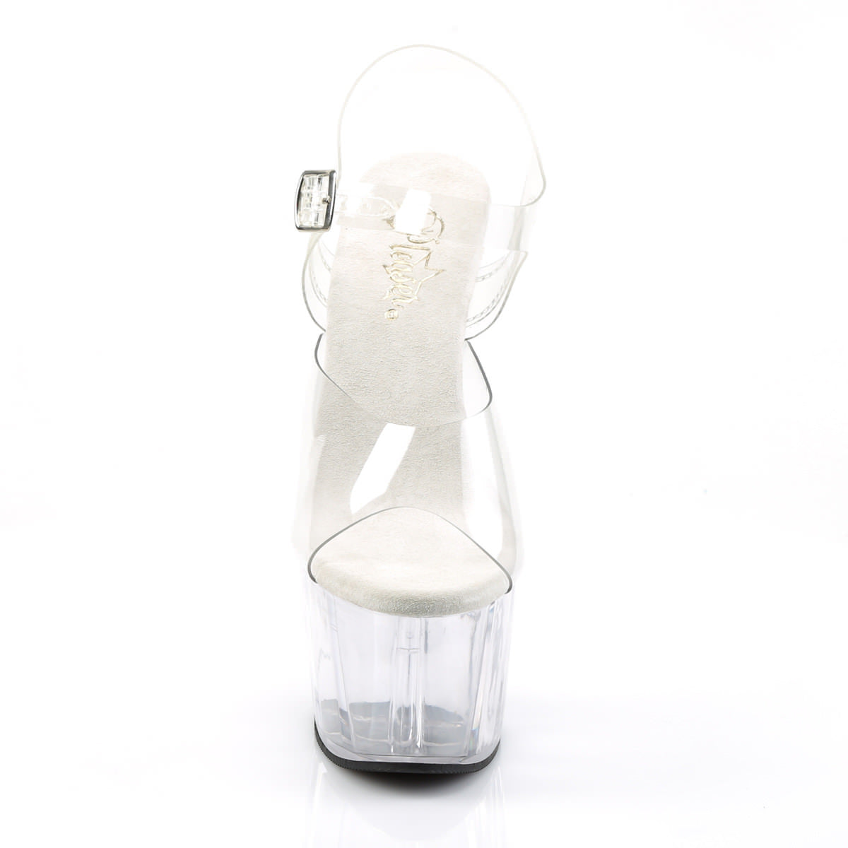 7 Inch Heel ADORE-708 Clear