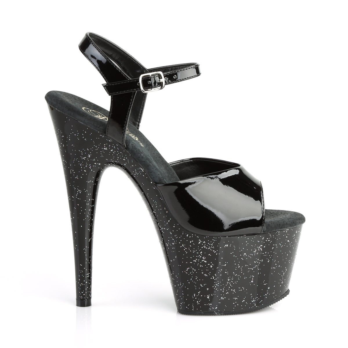 7 Inch Heel ADORE-709MG Black