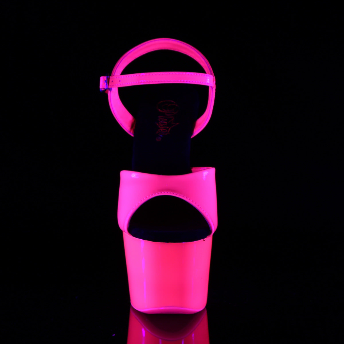 7 Inch Heel ADORE-709UV Neon Hot Pink