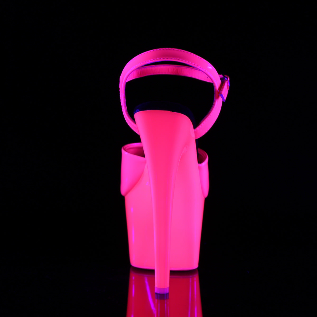 7 Inch Heel ADORE-709UV Neon Hot Pink