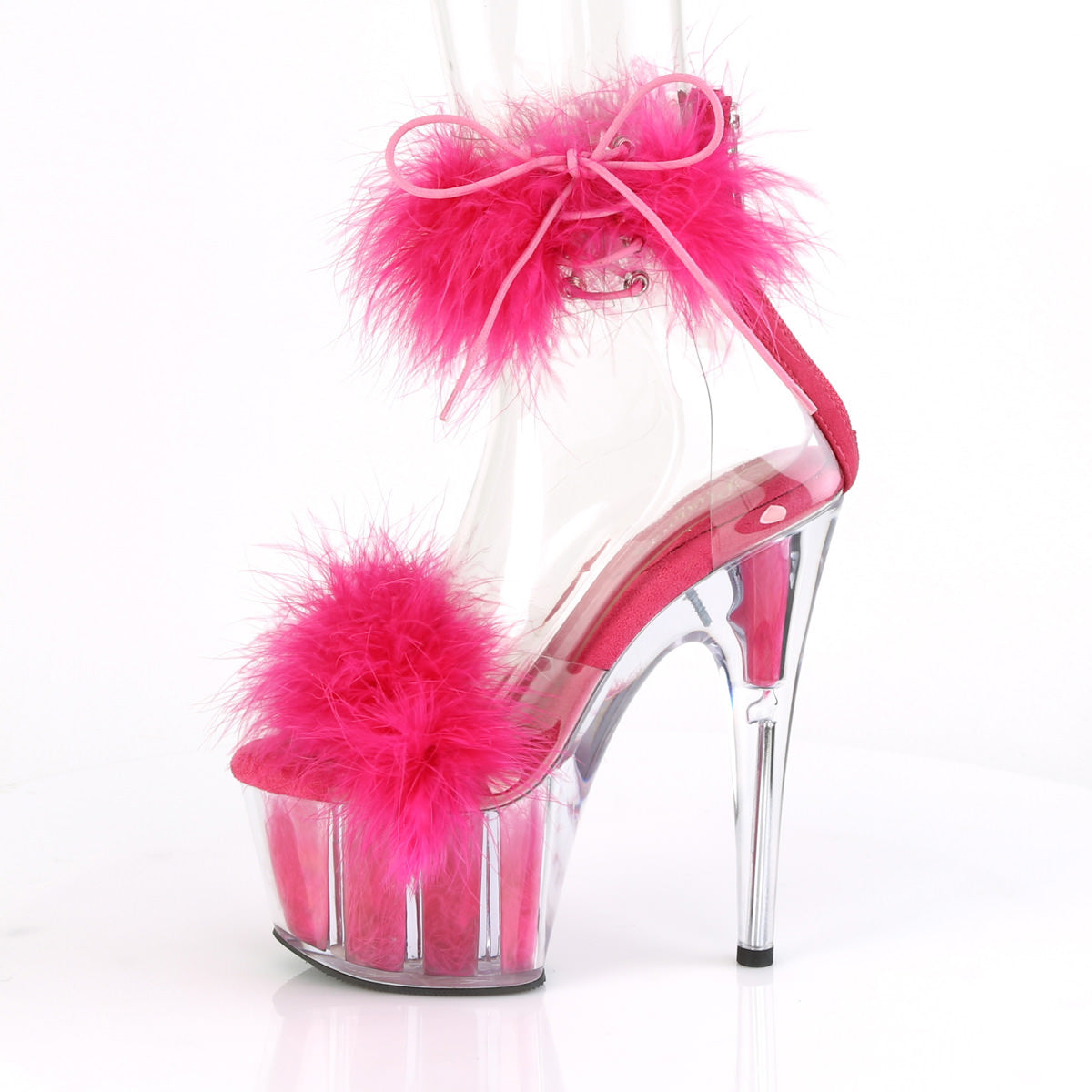 7 Inch Heel ADORE-724F Hot Pink Fur