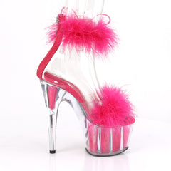 7 Inch Heel ADORE-724F Hot Pink Fur