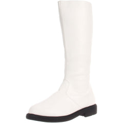 Men's White Knee High Stormtrooper Boots - Shoecup.com - 1