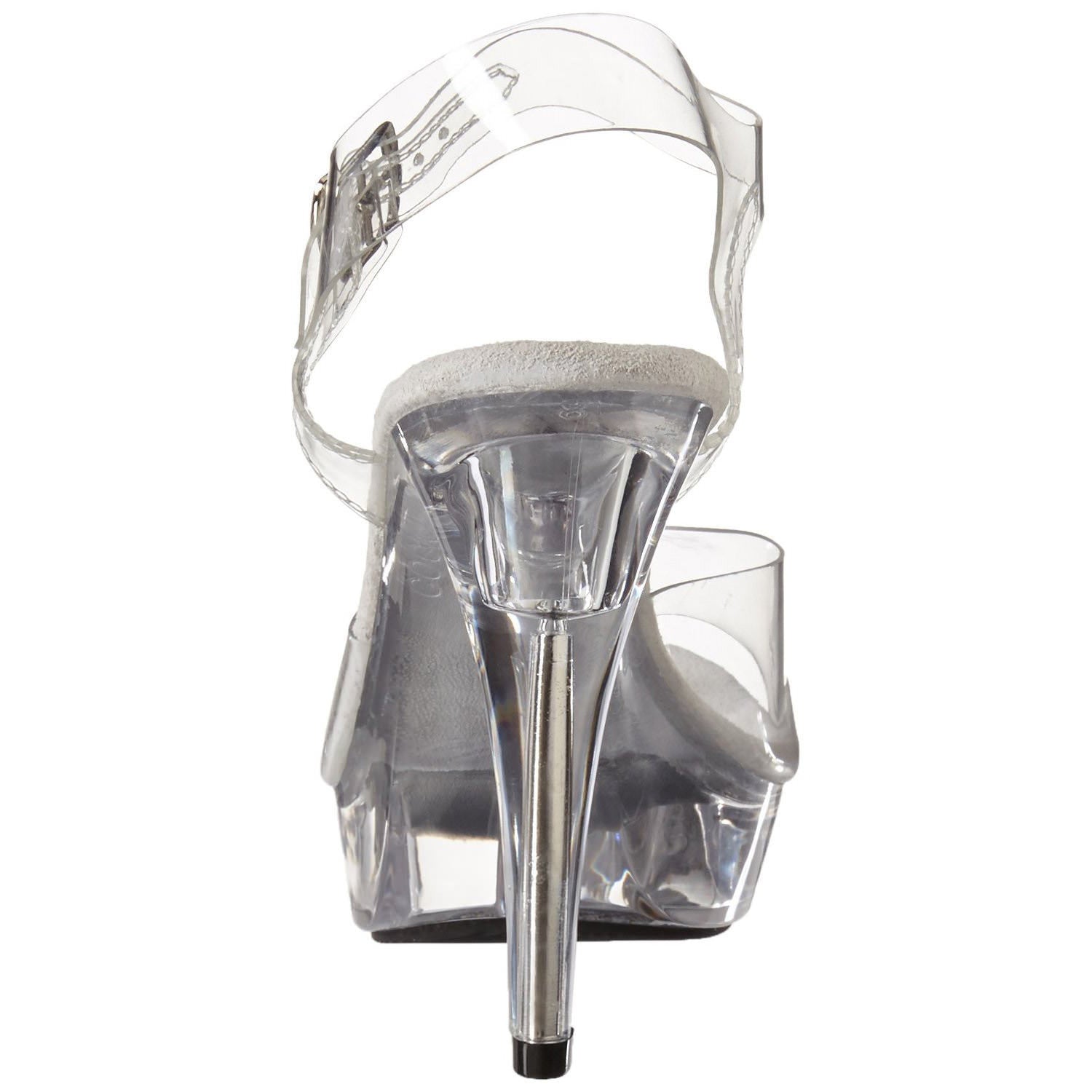 FABULICIOUS COCKTAIL-508 Clear-Clear Ankle Strap Sandals - Shoecup.com - 4