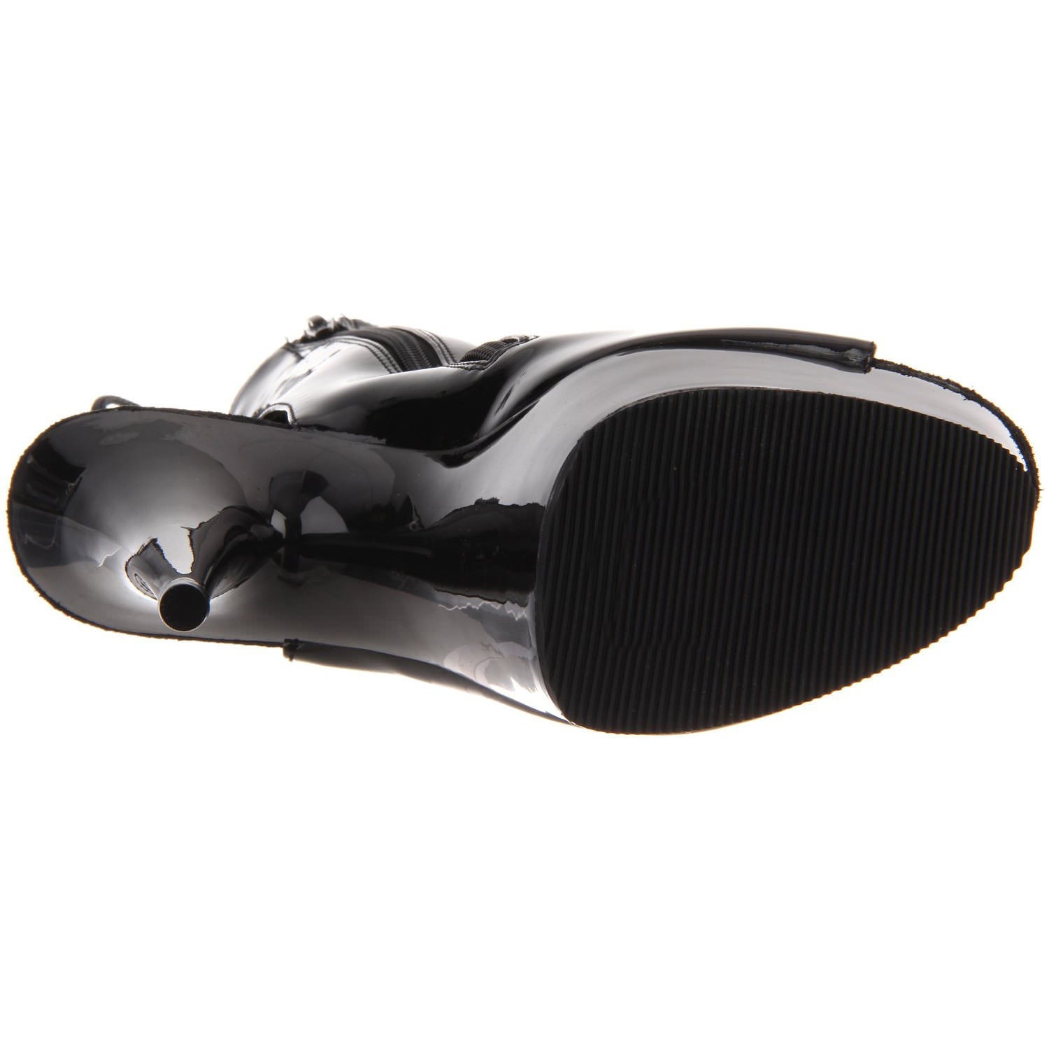 PLEASER DELIGHT-1018 Black Pat Ankle Boots - Shoecup.com - 7