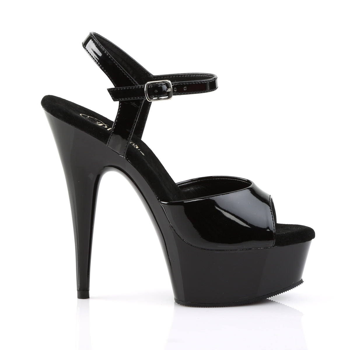 6 Inch Heel DELIGHT-609 Black Pat