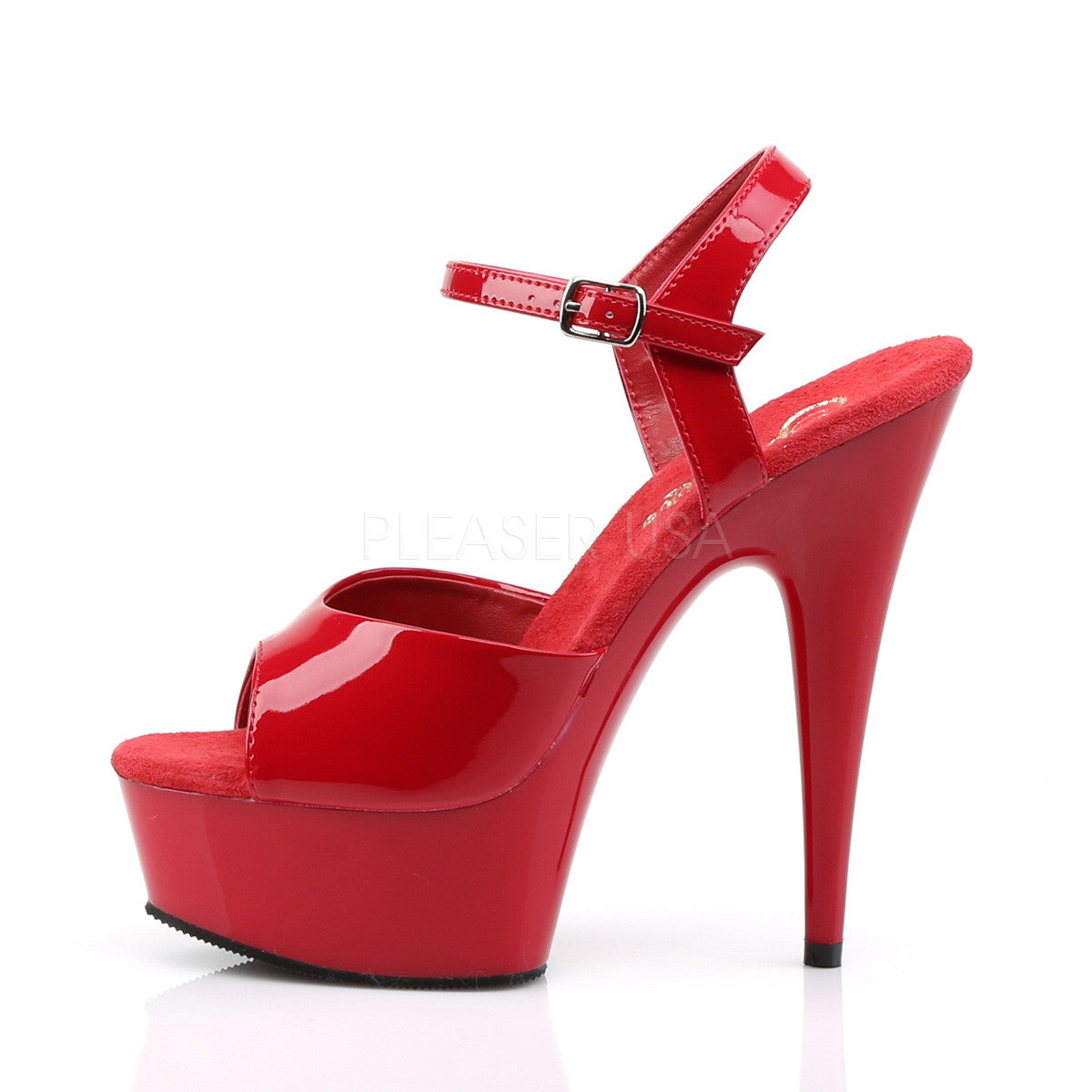 6 Inch Heel DELIGHT-609 Red Pat