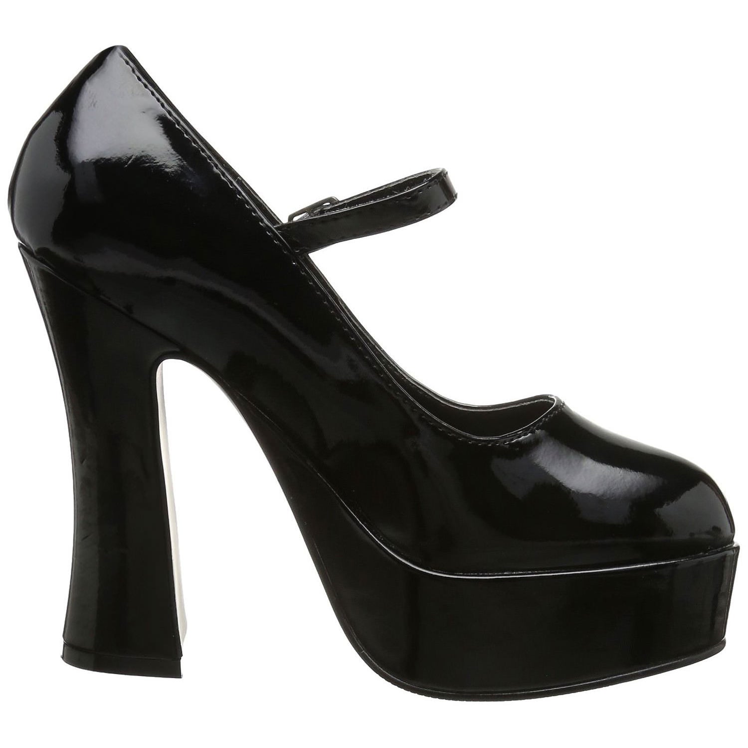 Demonia,DEMONIA DOLLY-50 Black Pat Mary Jane Pumps - Shoecup.com