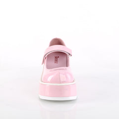 3 Inch Platform DOLLIE-01 Baby Pink Holo