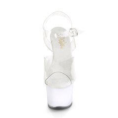 7 Inch Heel ECHOLITE-708 Clear White LED