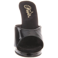 FABULICIOUS FLAIR-401-2 Black-Black Platform Slides - Shoecup.com - 2
