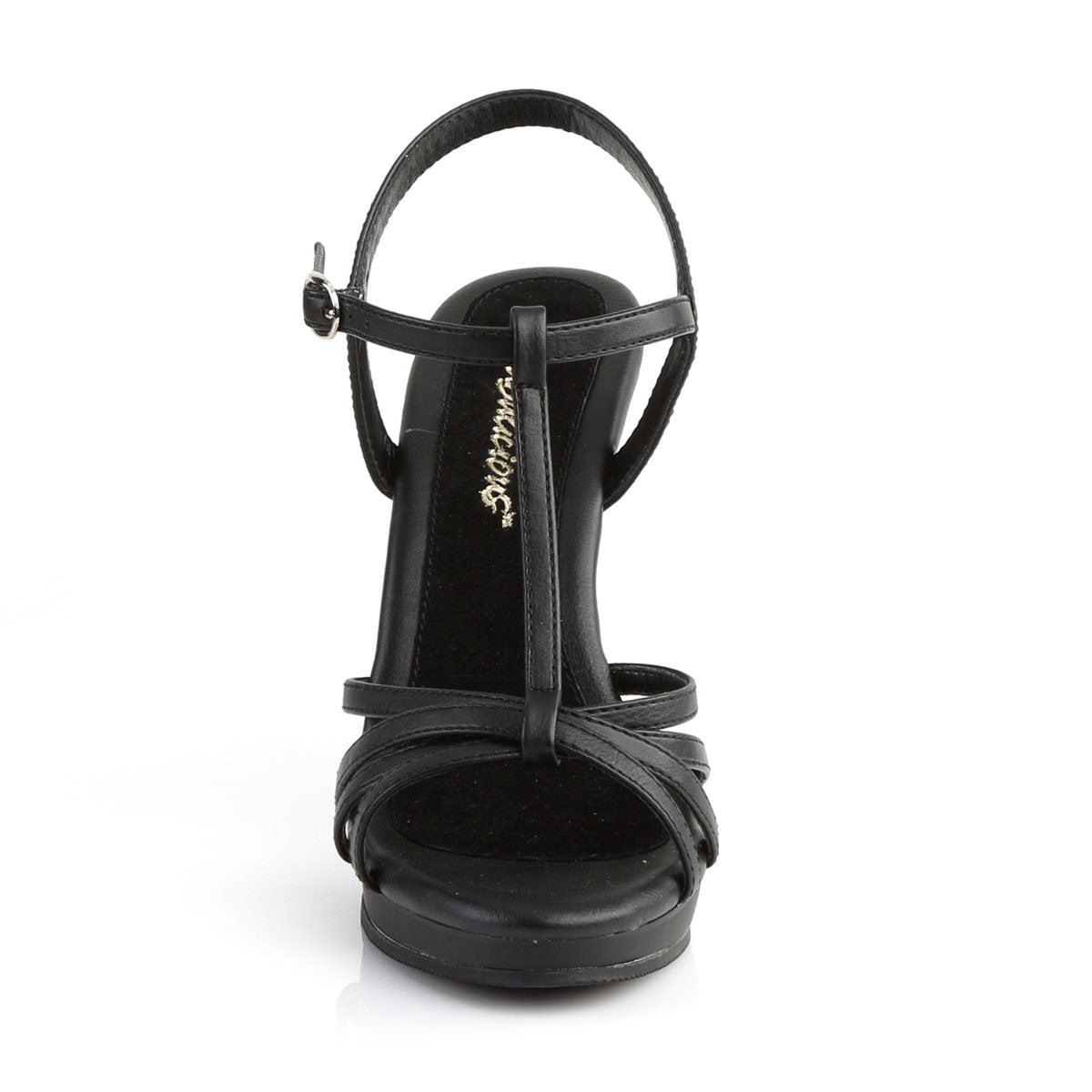 4 Inch Heel FLAIR-420 Black Pu