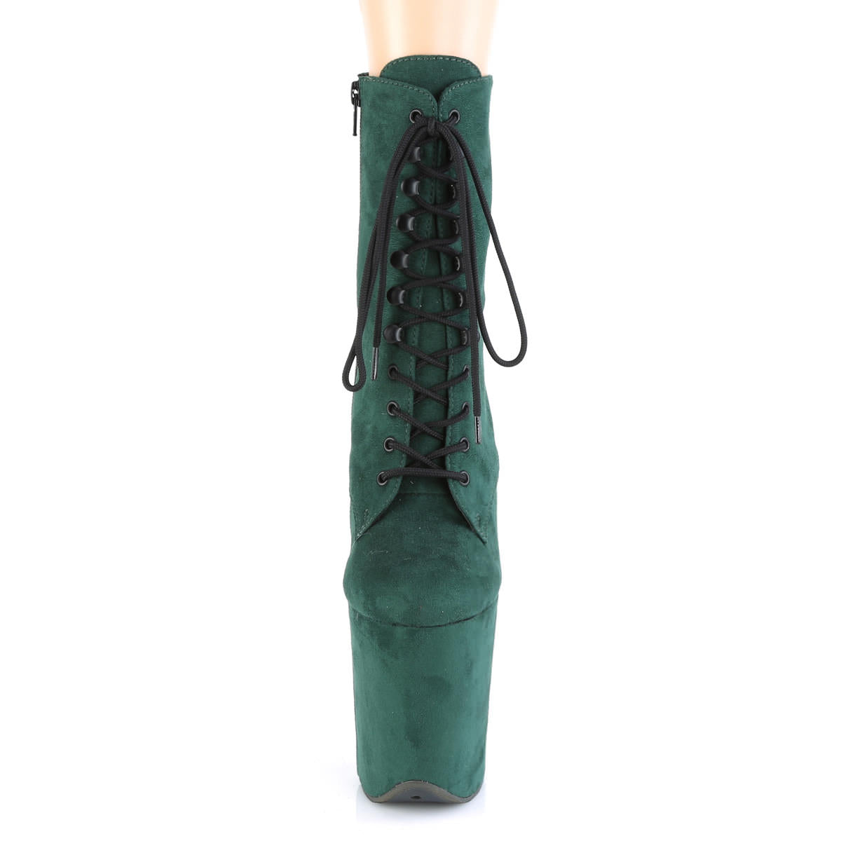 8 Inch Heel FLAMINGO-1020FS Green Suede