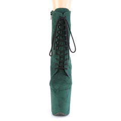 8 Inch Heel FLAMINGO-1020FS Green Suede