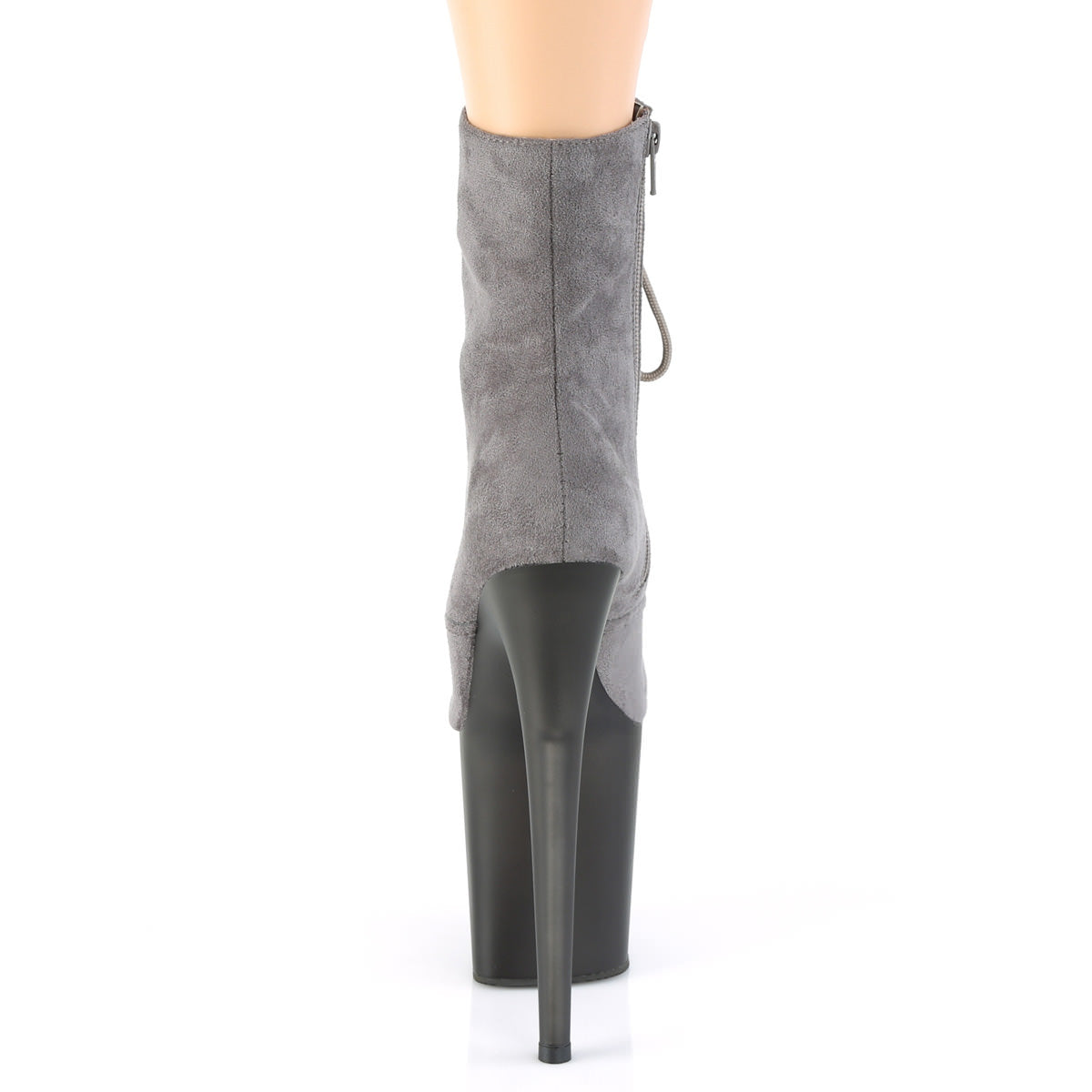 8 Inch Heel FLAMINGO-1020FST Gray Suede
