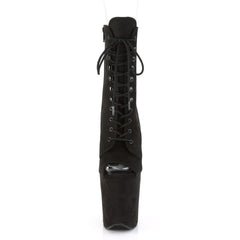 8 Inch Heel FLAMINGO-1021FS Black Suede