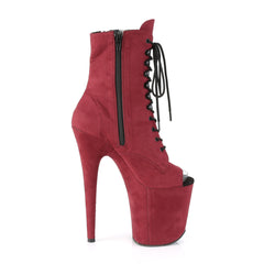8 Inch Heel FLAMINGO-1021FS Burgundy Suede