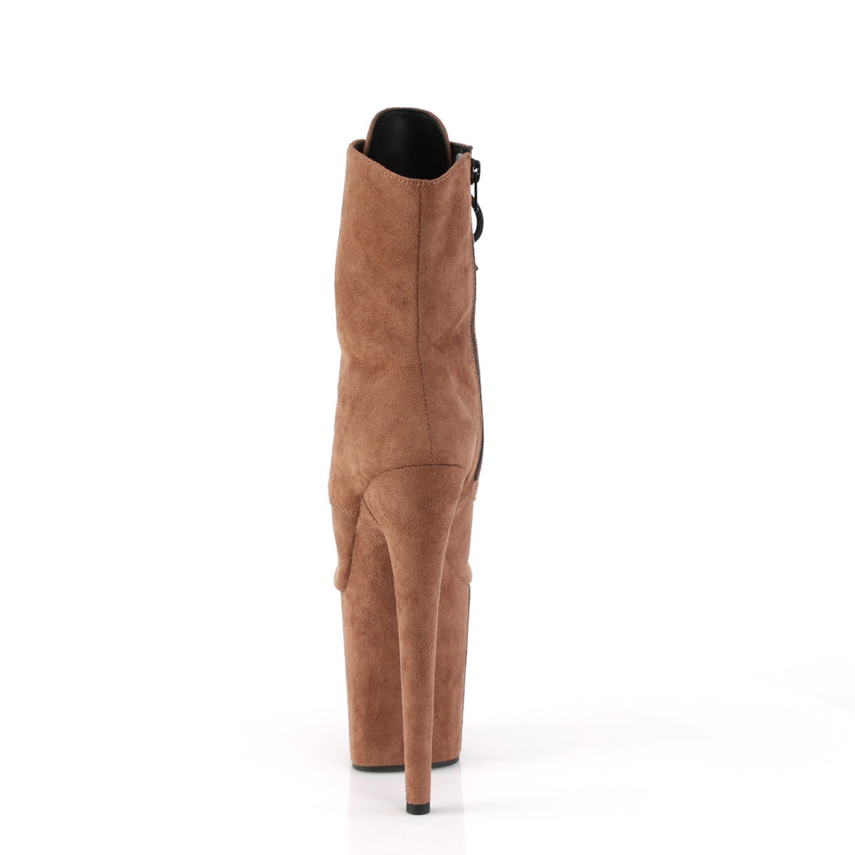 8 Inch Heel FLAMINGO-1021FS Caramel Faux Suede