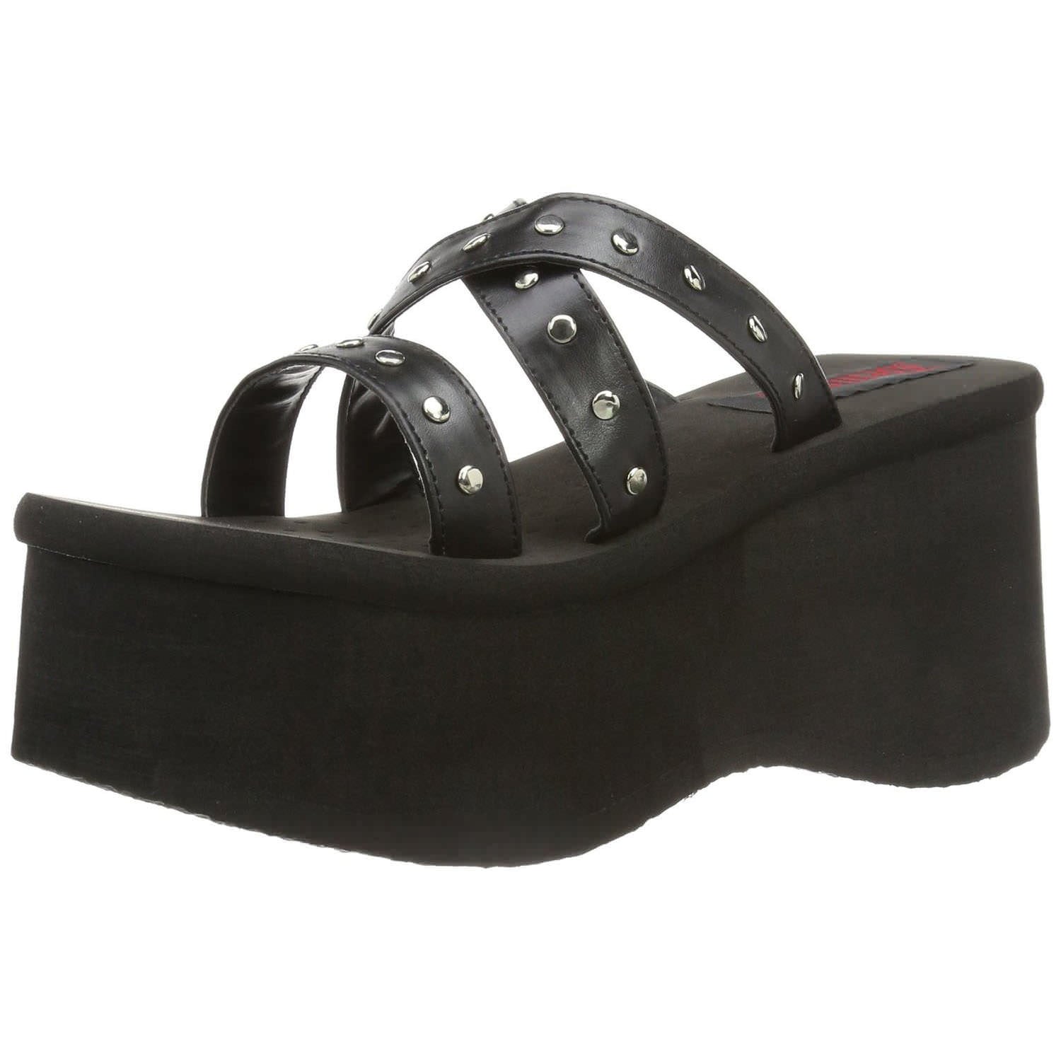 Demonia,DEMONIA FUNN-19 Black Pu Platform - Shoecup.com
