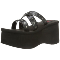Demonia,DEMONIA FUNN-19 Black Pu Platform - Shoecup.com